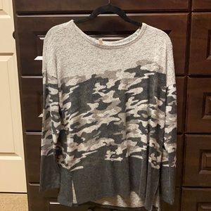 Camo BKE sweater